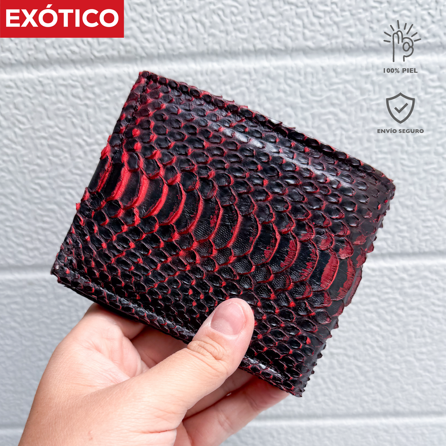 CARTERA SERPIENTE RED
