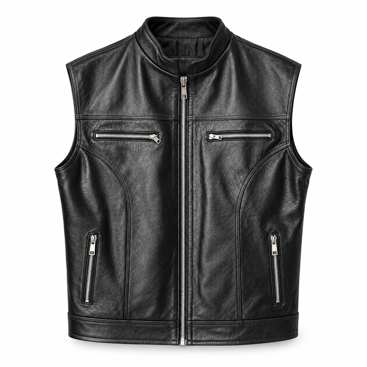 Chaleco Biker Negro