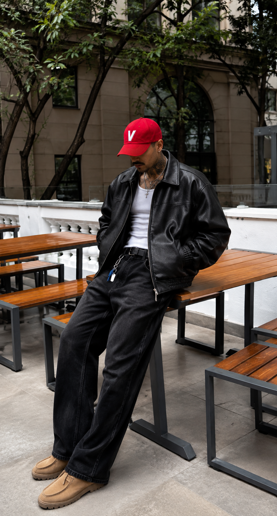 Chamarra Bomber Black