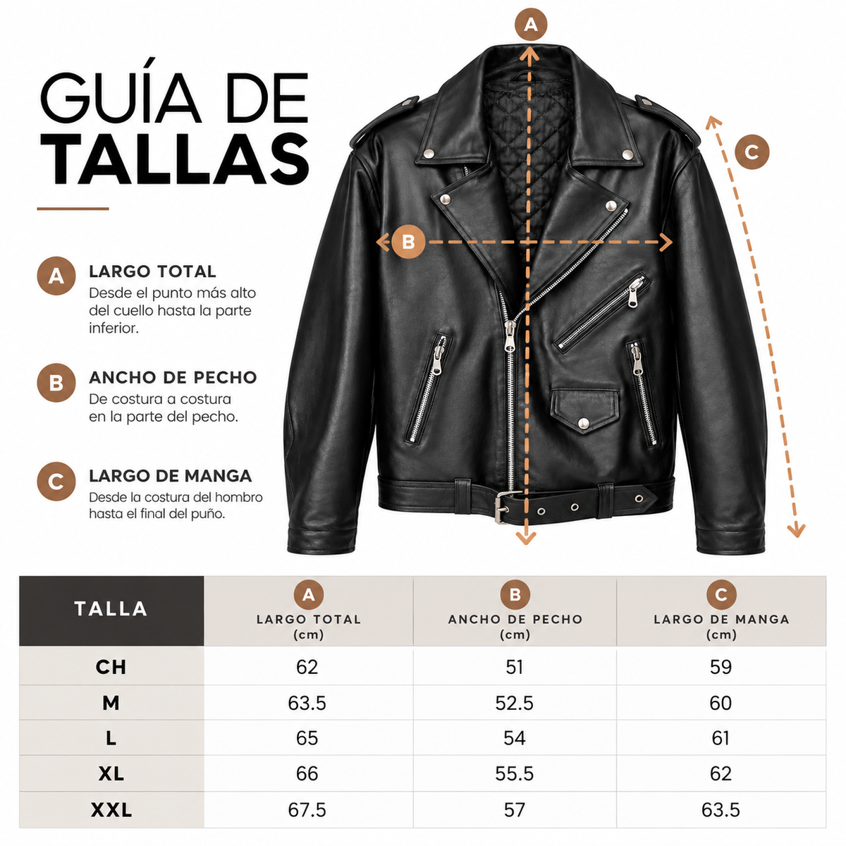 Chamarra Rocker Black